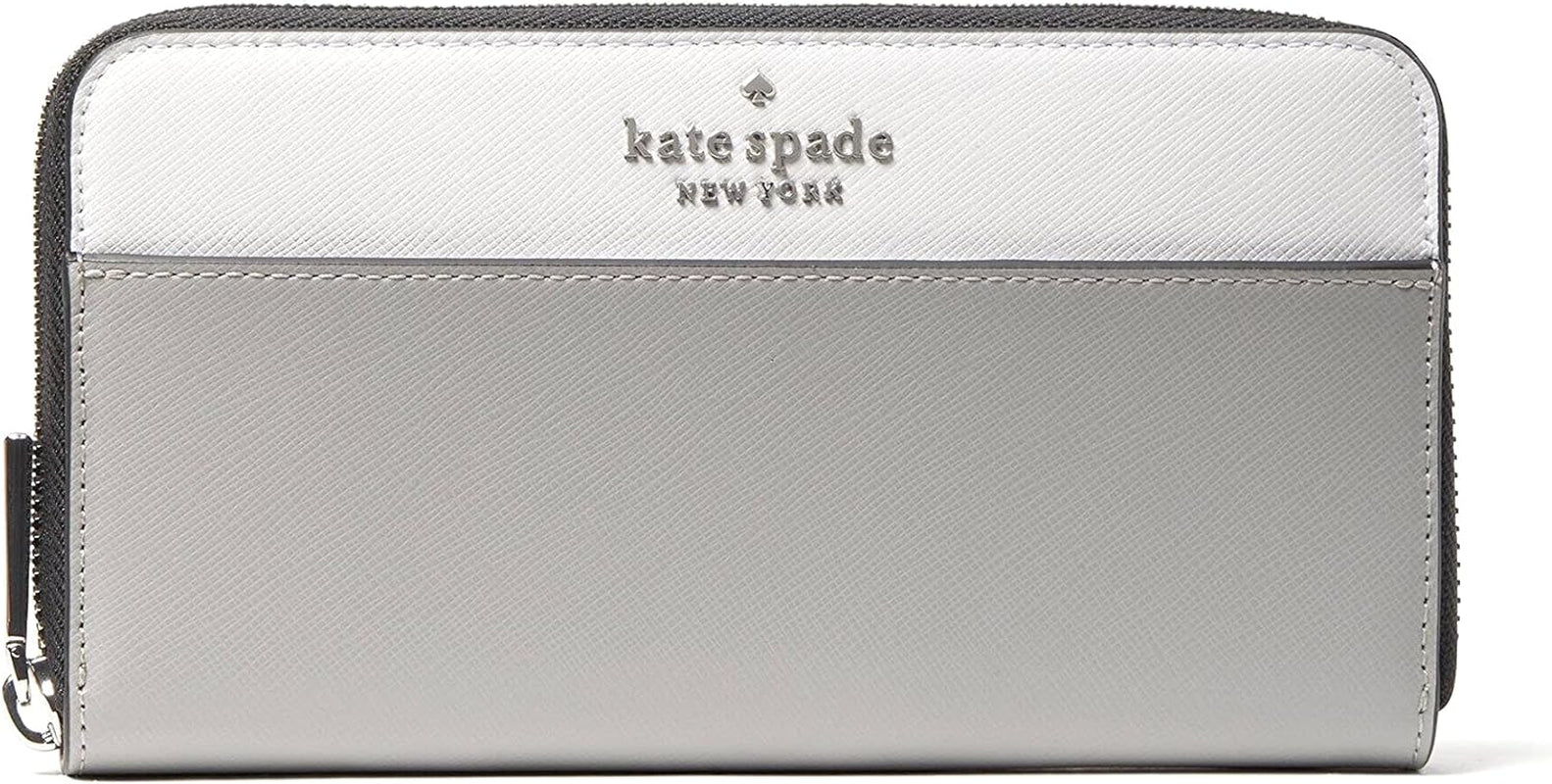 Staci Colorblock Large Continental Wallet in Nimbus Grey