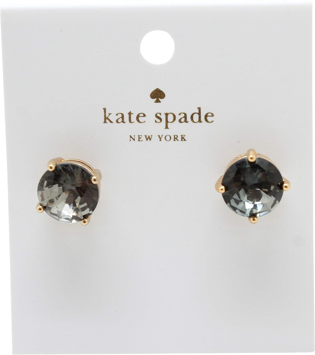 Kate Spade Earrings (Black/Diamond)