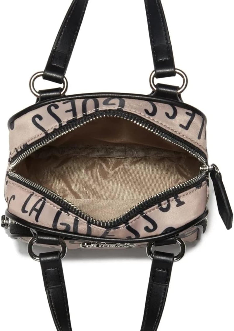 Factory Logo Print Nylon Crossbody