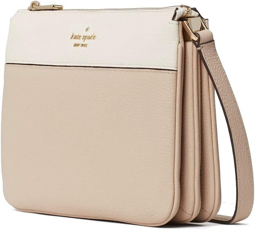 Kate Spade Crossbody Purse for Women Leila Triple Gusset Handbag for Women