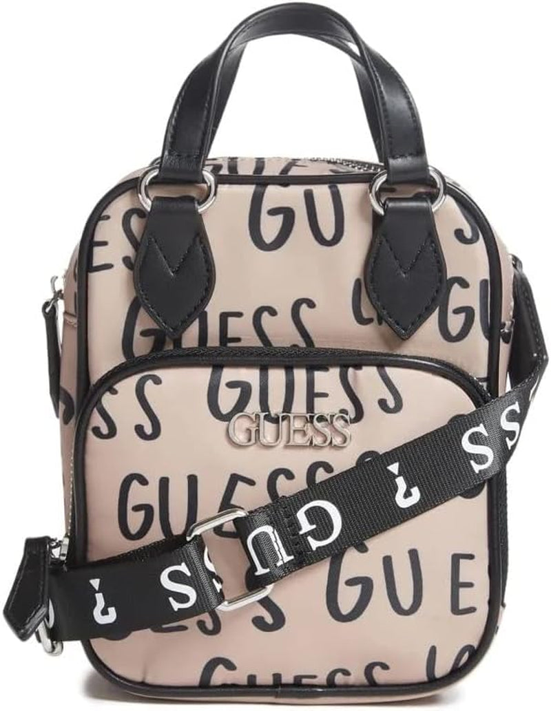 Factory Logo Print Nylon Crossbody