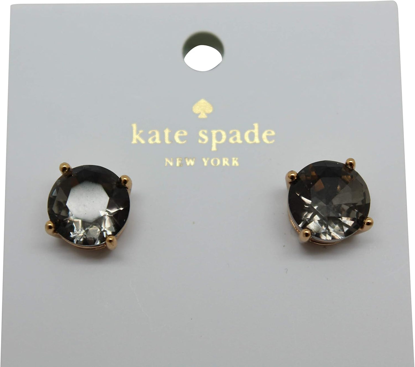 Kate Spade Earrings (Black/Diamond)